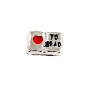 Book Lover Floating Charm