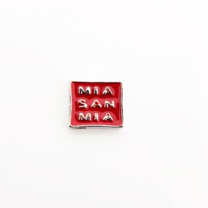 Mia San Mia Red Football Floating Charm