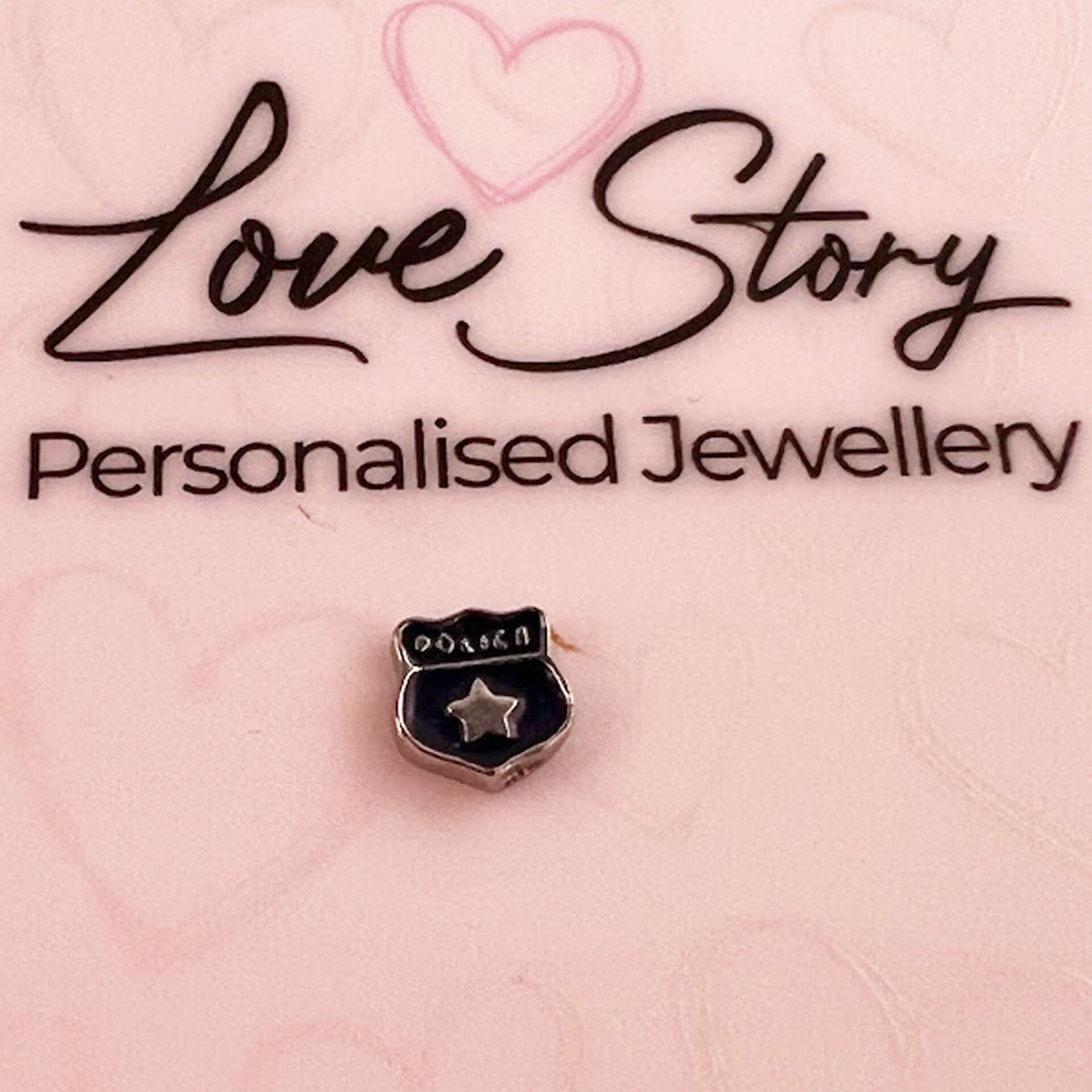 Police Floating Charm