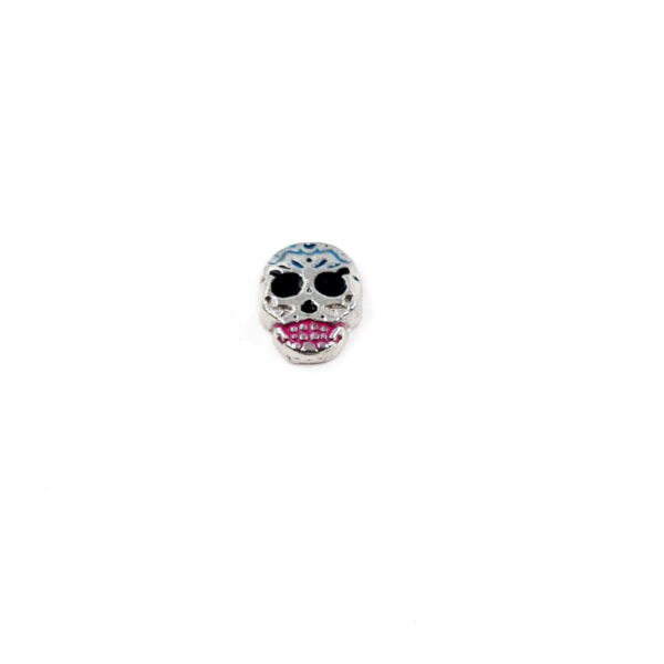 Sugar Skull Floating Charm