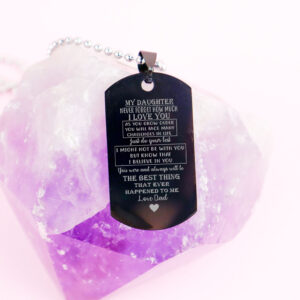 Daughter Army Necklace