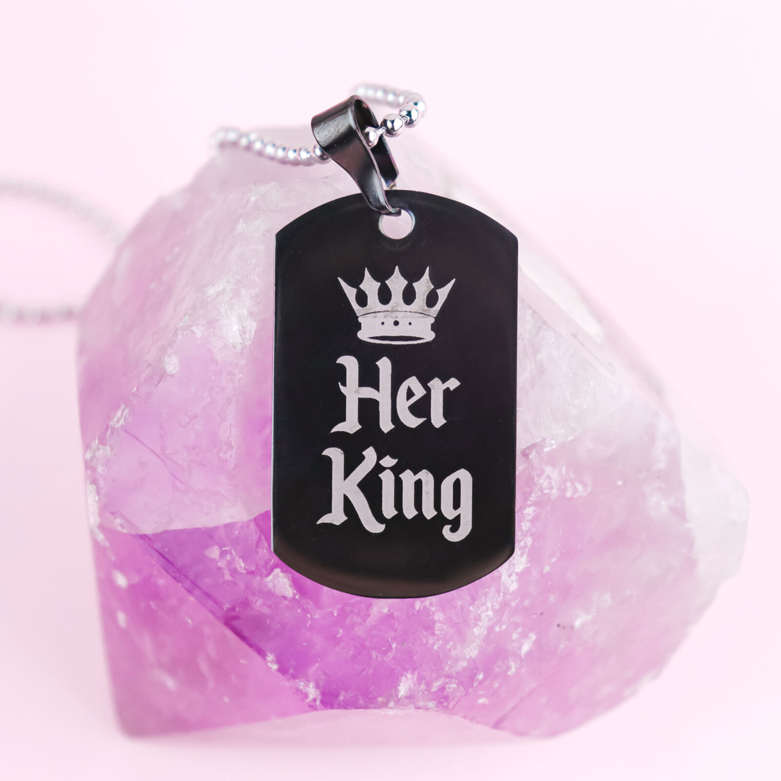 Her King Army Necklace