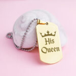His Queen Army Necklace