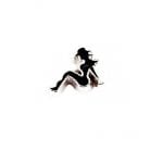 Trucker Lady Floating Charm