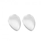 Burnished Silver Earrings