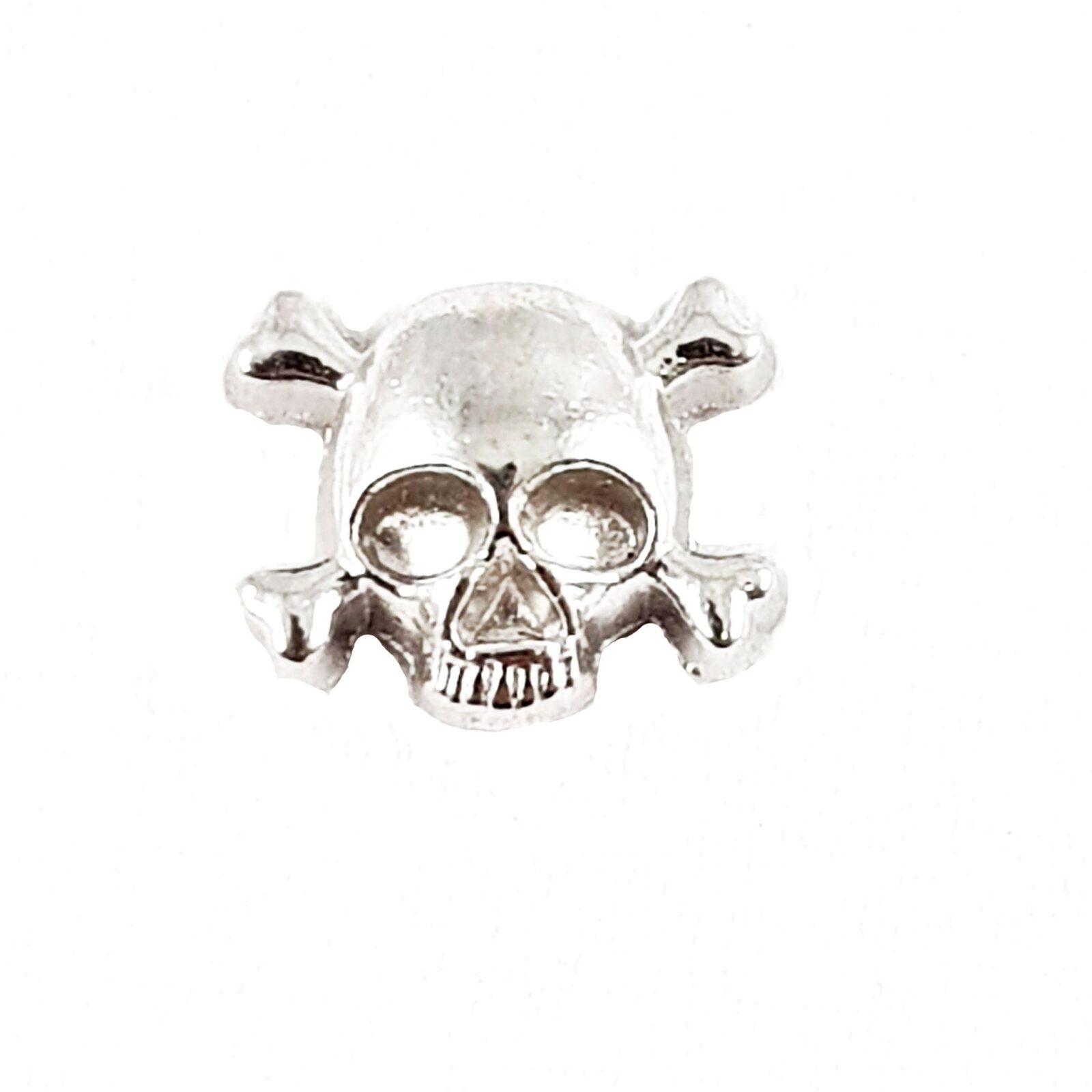 Skull and Bones Floating Charm