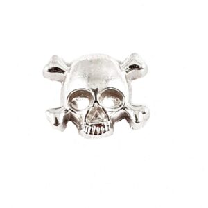 Skull and Bones Floating Charm