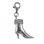 Crystal Shoe Necklace Charm