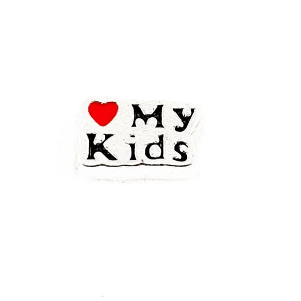 I Love my Kids Floating Charm