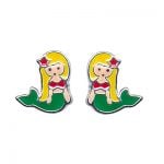 Sterling Silver Mermaid Earrings