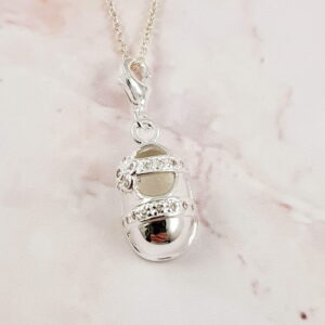Baby Shoe Necklace Charm