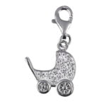 Pram Necklace Charm
