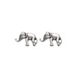 Sterling Silver Elephant Earrings