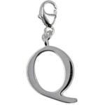 Q Initial Necklace Charm