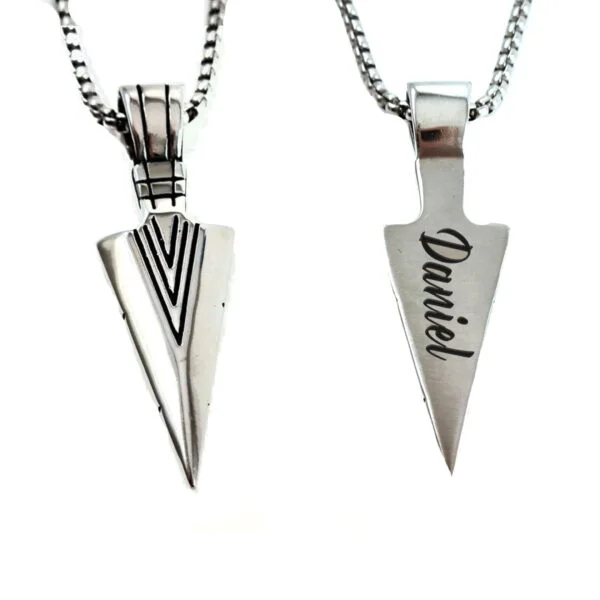 Personalised Arrow Necklace