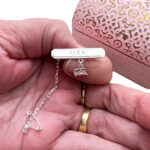 Sterling Silver Baby Brooch Train