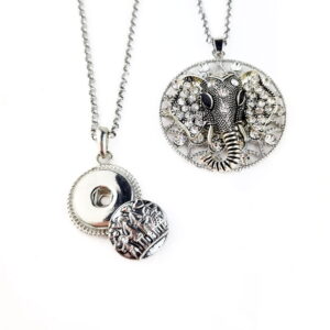 Snap Button Necklaces