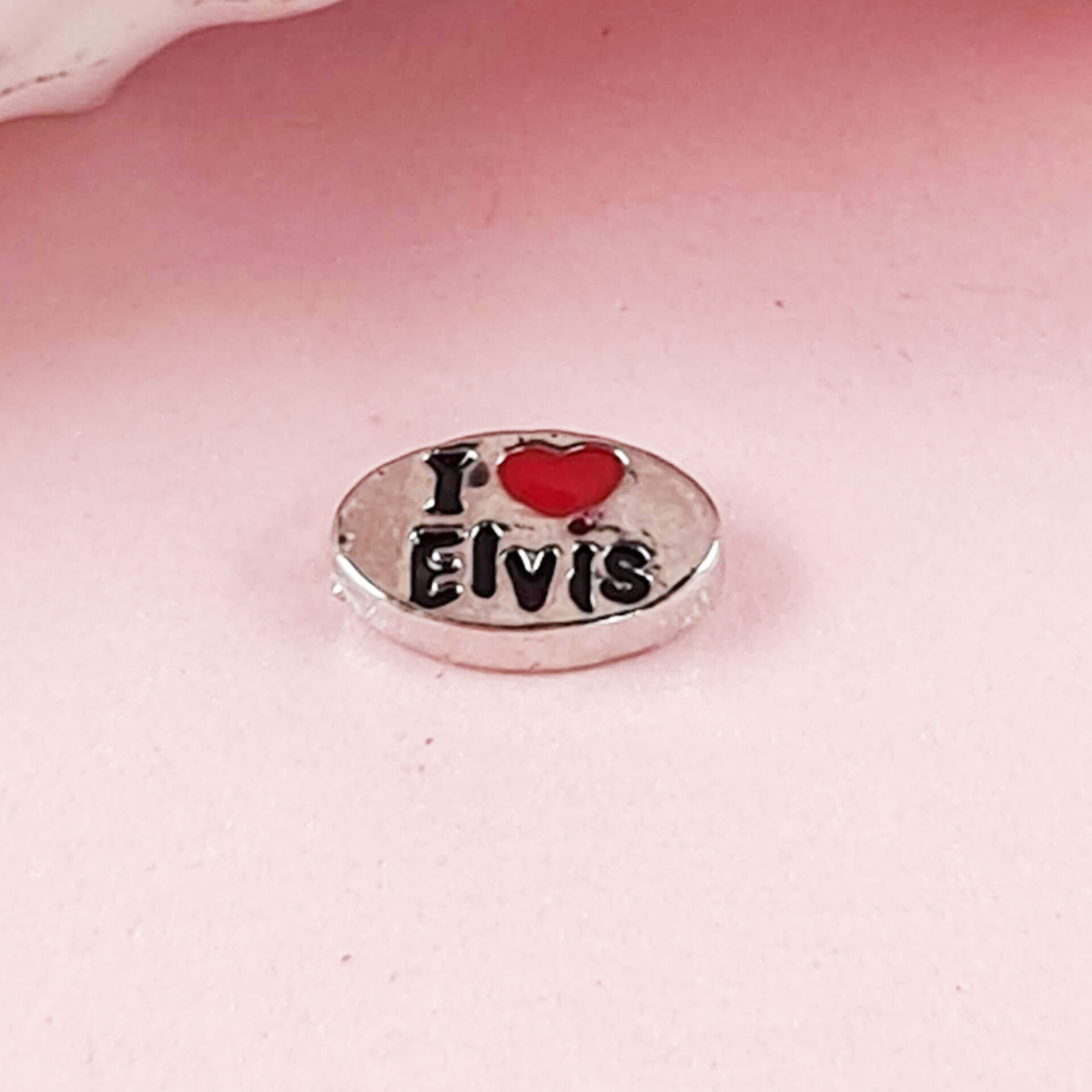 Elvis Floating Charm