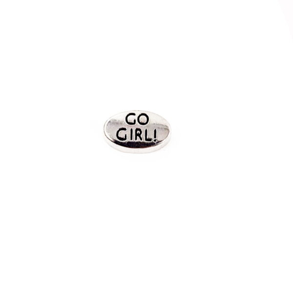 Go Girl Floating Charm