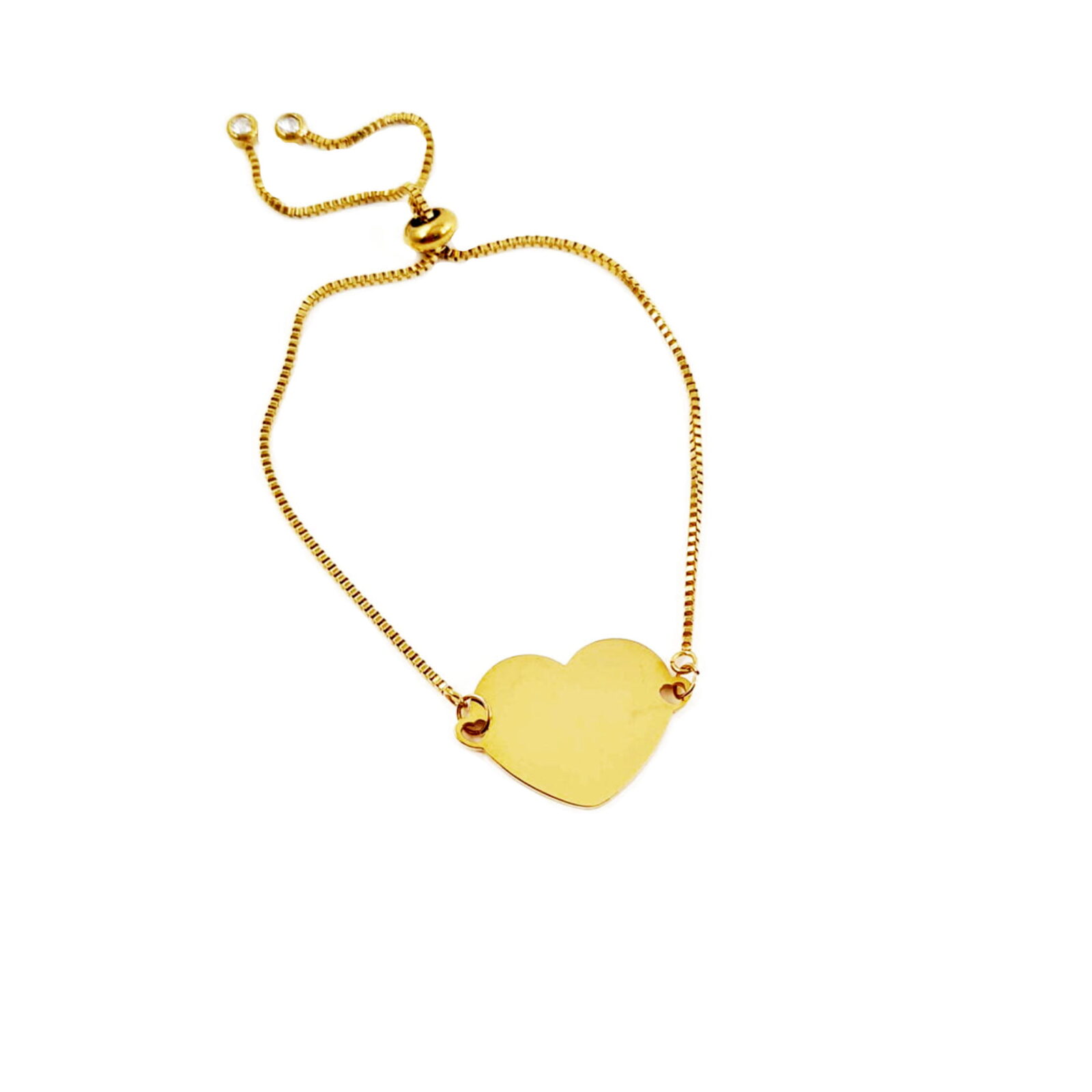 Personalised Heart Bracelet