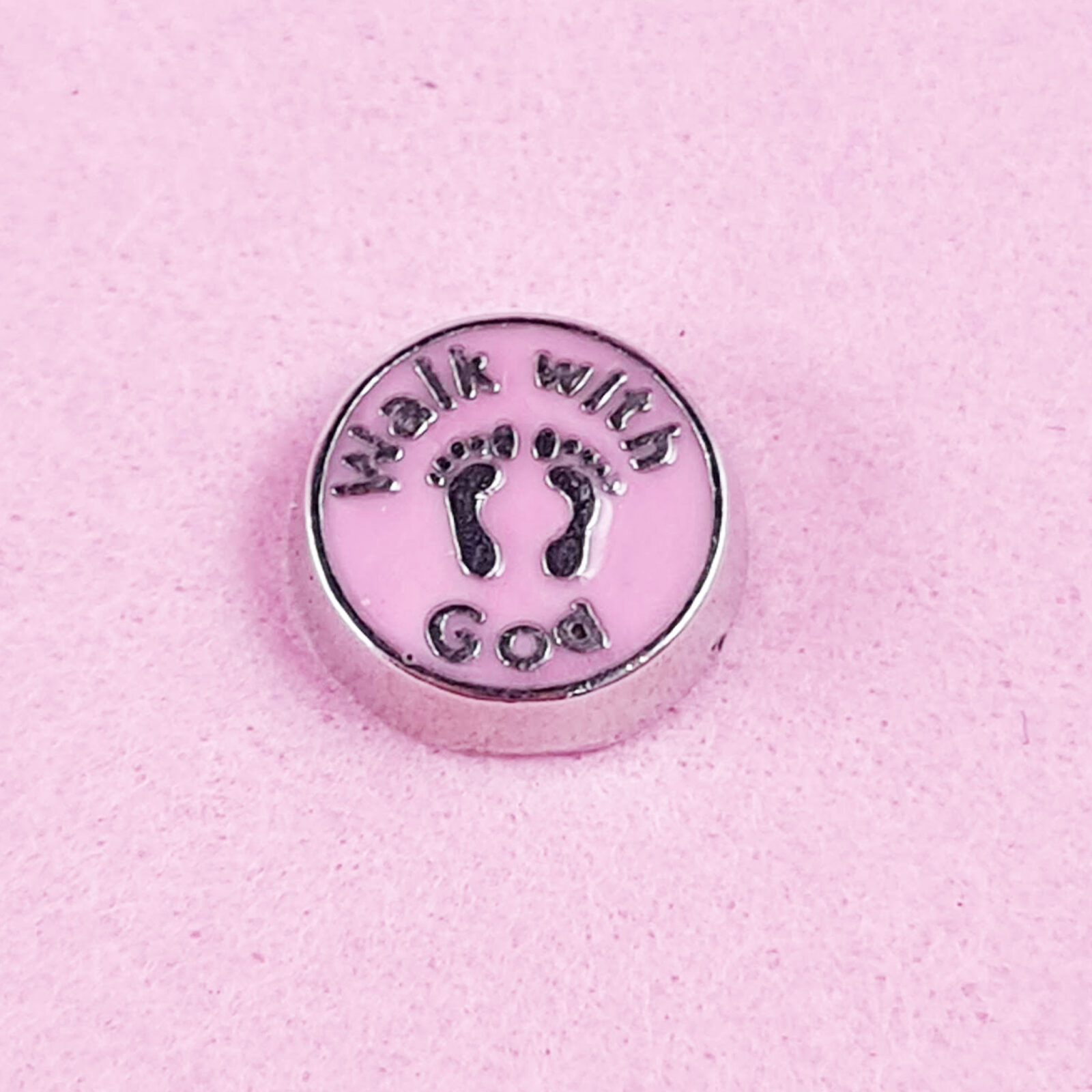 Walk with God Floating Charm