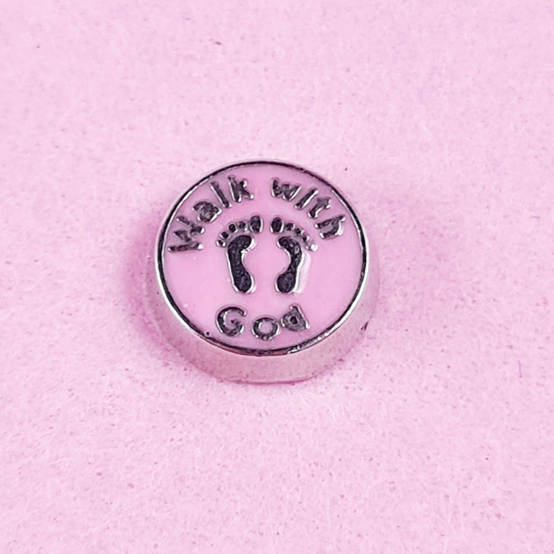 Walk with God Floating Charm