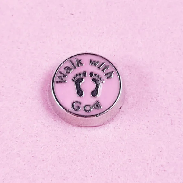 Walk with God Floating Charm