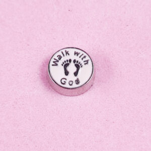Walk with God Floating Charm