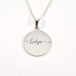 Personalised Fine Silver Necklace