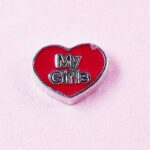 My Girls Floating Charm