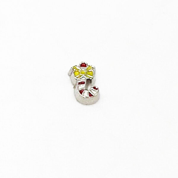 Candy Cane Floating Charm