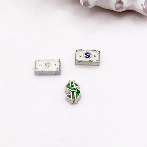 Dollars Floating Charms