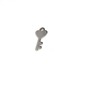 Key Necklace Charm Silver 6 Key Necklace Charm