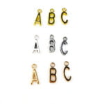 Letter Charms Rose Gold