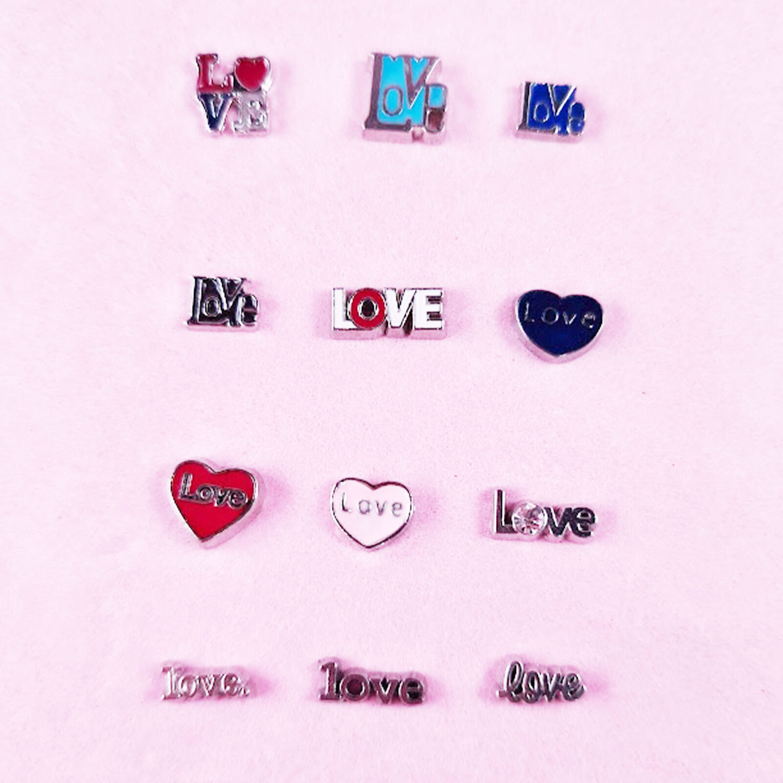 Love Floating Charms