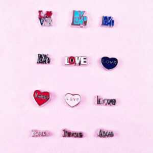 Love Floating Charms