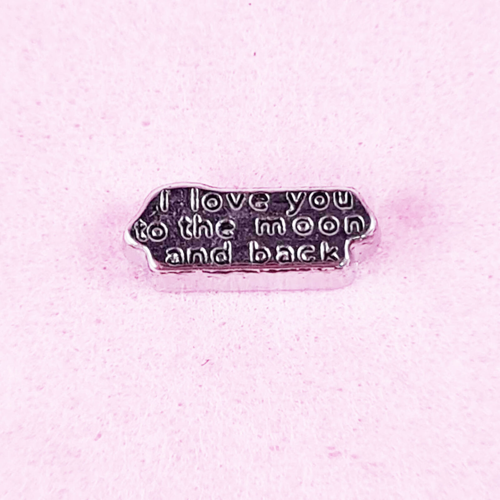 Love you to The Moon Floating Charm