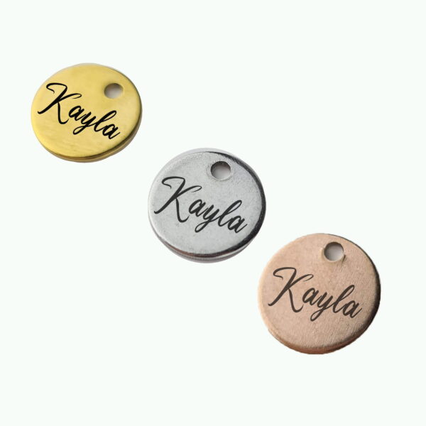 Round Necklace Charm
