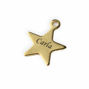 Star Necklace Charm Gold 7 Star Necklace Charm