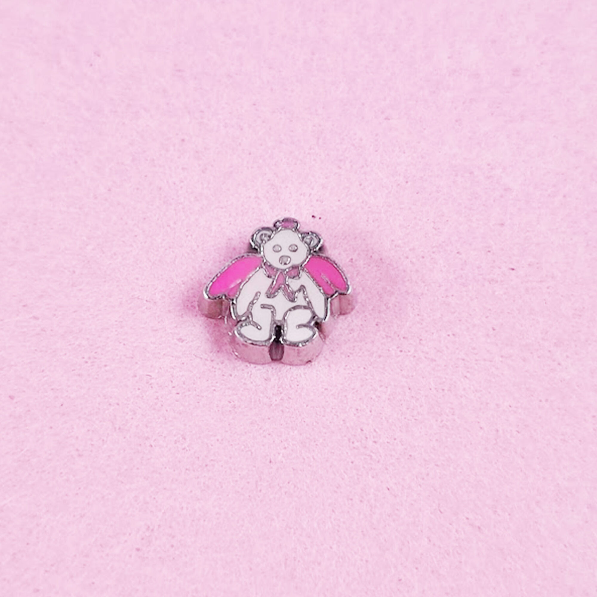 Angel Bear Floating Charm