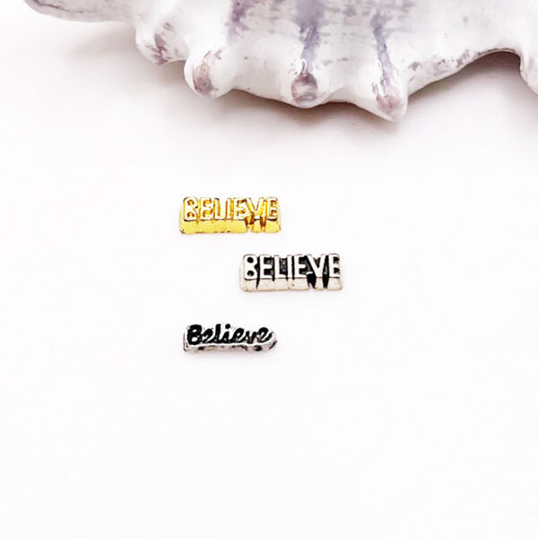 Believe Floating Charms