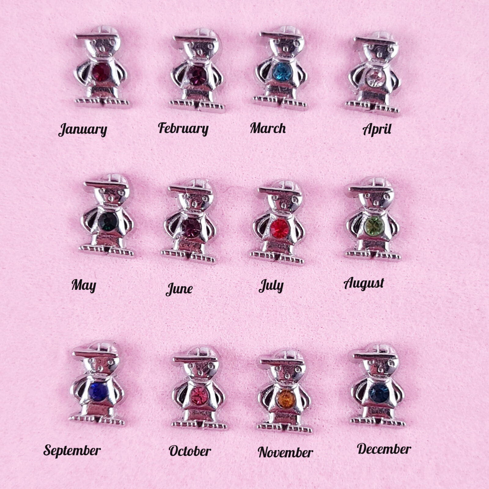 Birthstone Floating Charms