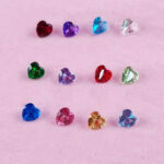Birthstone Floating Charms Heart