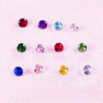 Birthstone Floating Charms Round