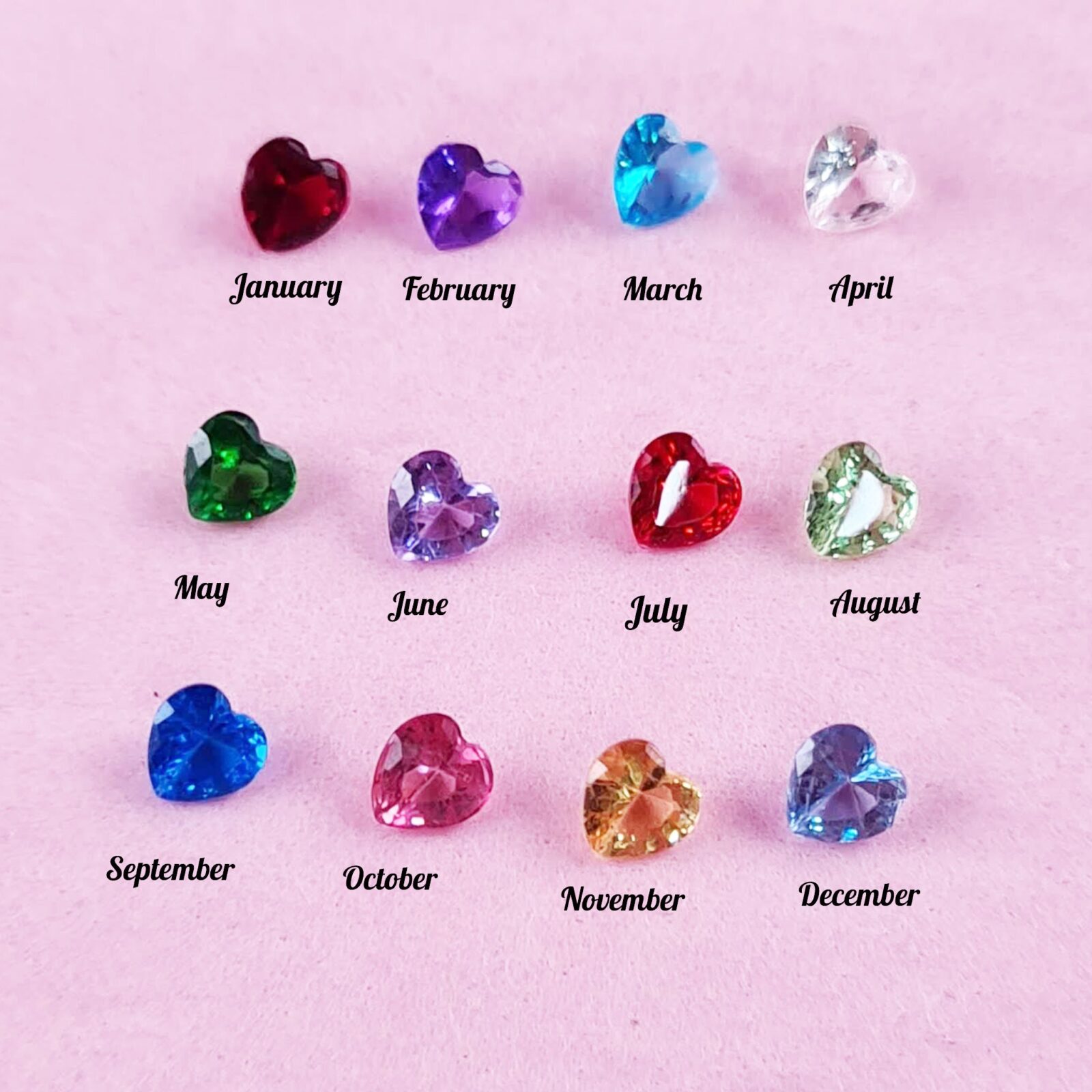 Birthstone Floating Charms