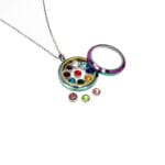 Birthstone Floating Charms Bezel