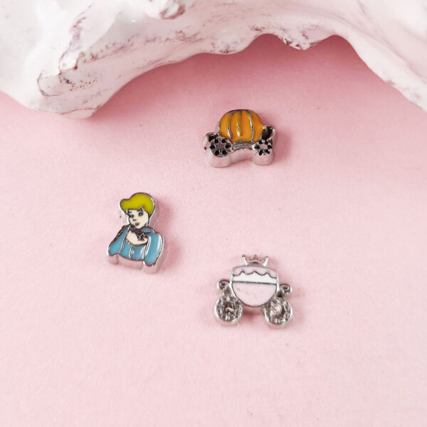 Cinderella Floating Charms