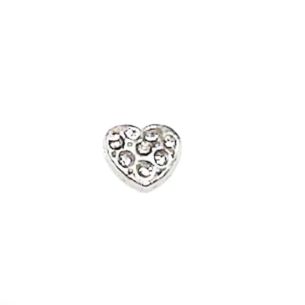 Crystal Heart Floating Charms
