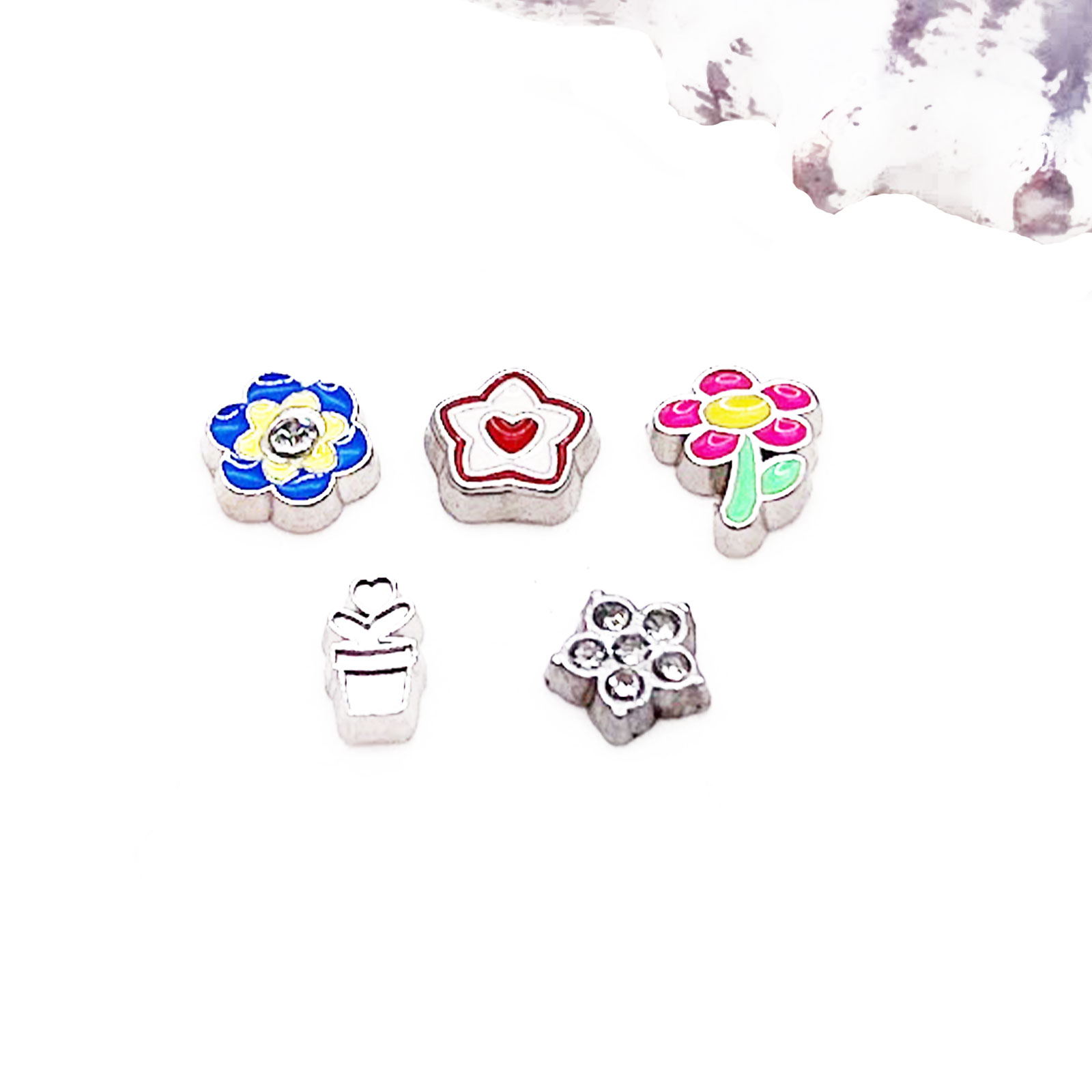 Flower Floating Charms