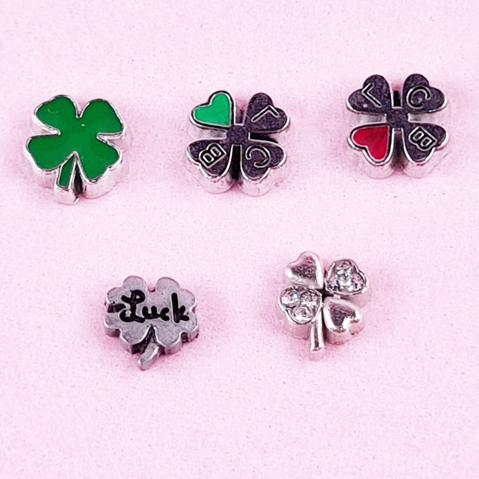 Four Leaf Clover Floating Charm